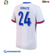 Fotballdrakt Herre Frankrike Ibrahima Konate #24 Bortedrakt EM 2024 Kortermet